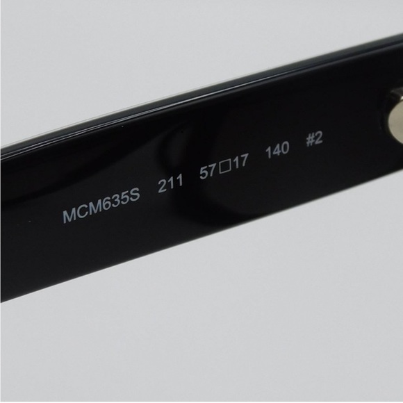 ♡BNWT RRP $350+ AUTHENTIC MCM™ Black/Cognac Womens Sunglasses w/ Leather Case♡ - Picture 6 of 8